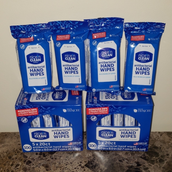 Nice n Clean Antibacterial Wipes Bundle